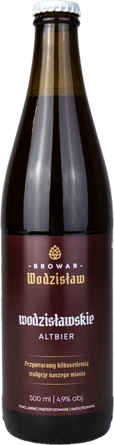 Butelka: Wodzisławskie Altbier, Browar Wodzisław