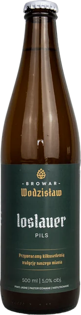 Butelka: Loslauer Pils, Browar Wodzisław